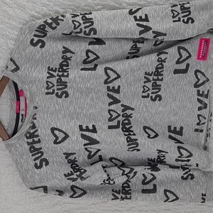 Superdry Women Sweater Small Gray